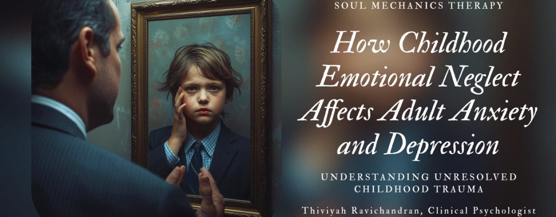 childhood emotional neglect and adult anxiety depression