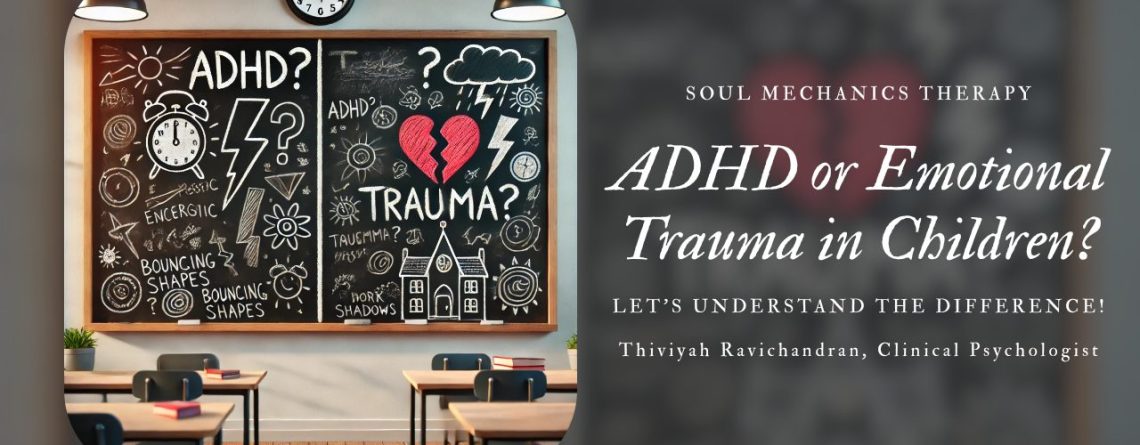 adhd or emotional trauma in children behaviour