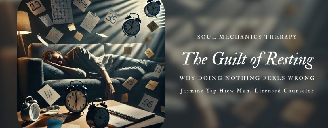 guilt of resting and productivity pressure