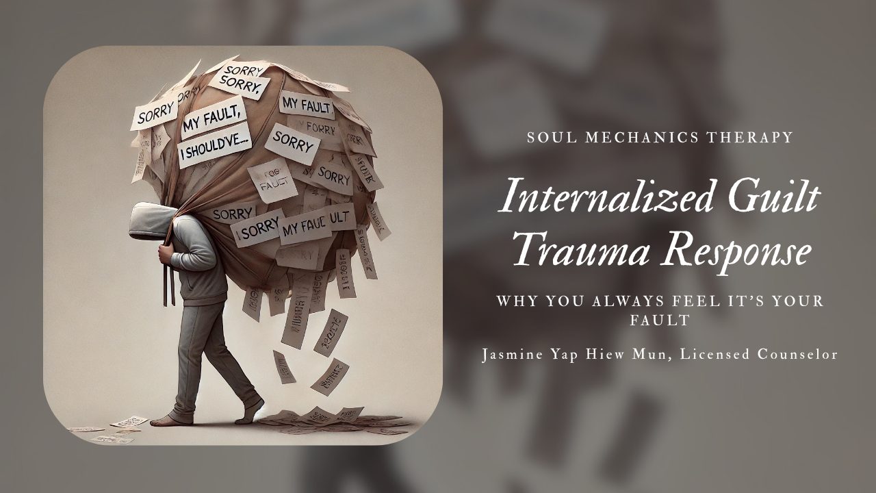 internalized guilt trauma response illustration
